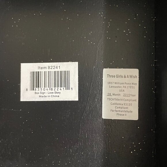 Home Decor - Our Story Is My Favorite - Box Sign - 6" by 6" MUST BE BUNDLED - Picture 5 of 5